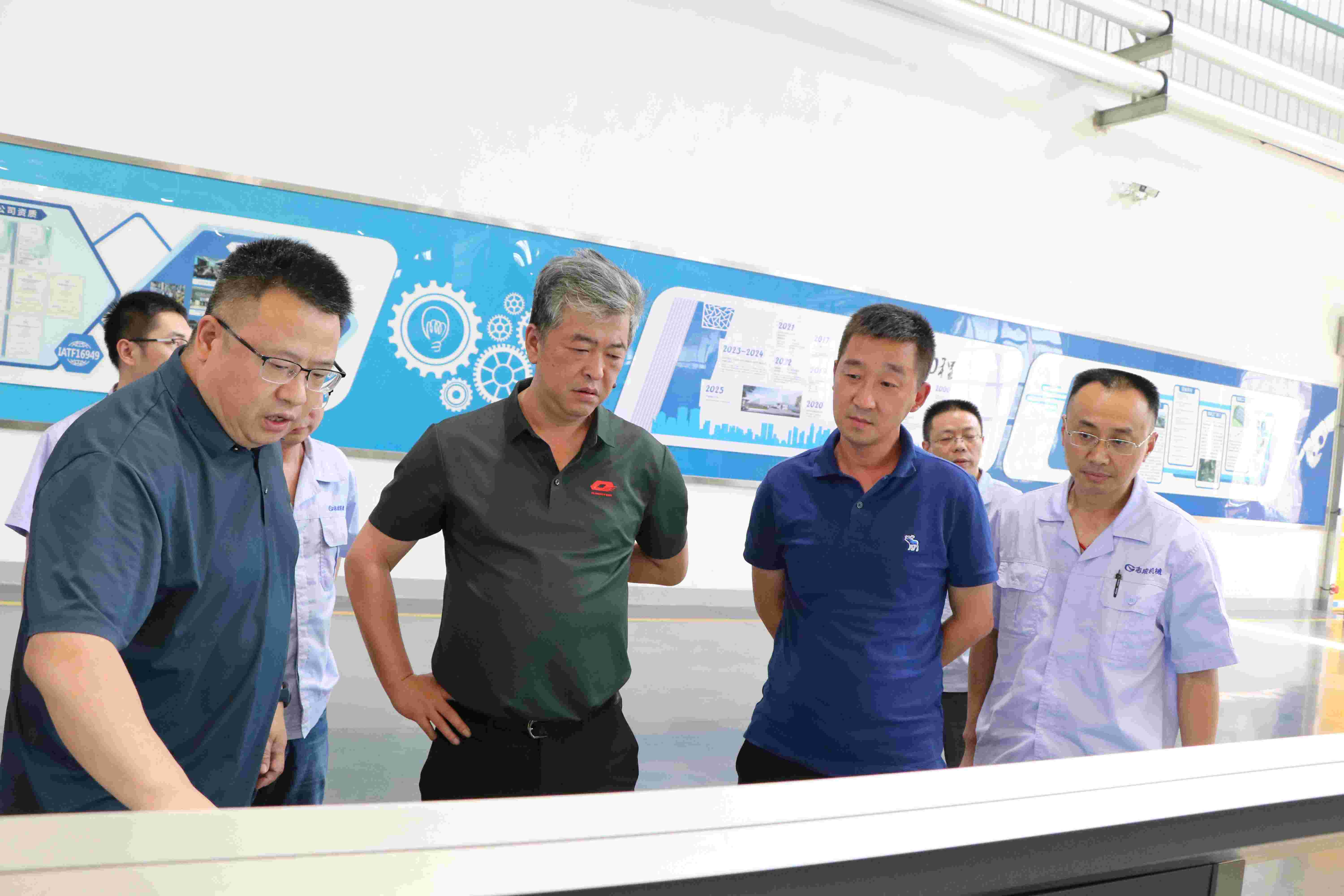 錢(qián)江摩托總裁蒞臨志成機(jī)械！